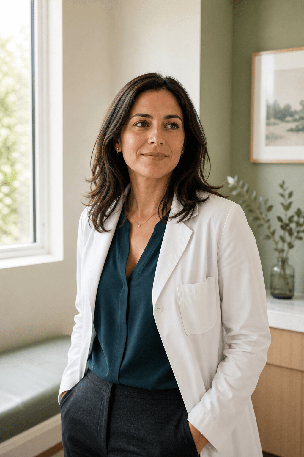 Dr. Amelia Morgan, cosmetic and general dentist